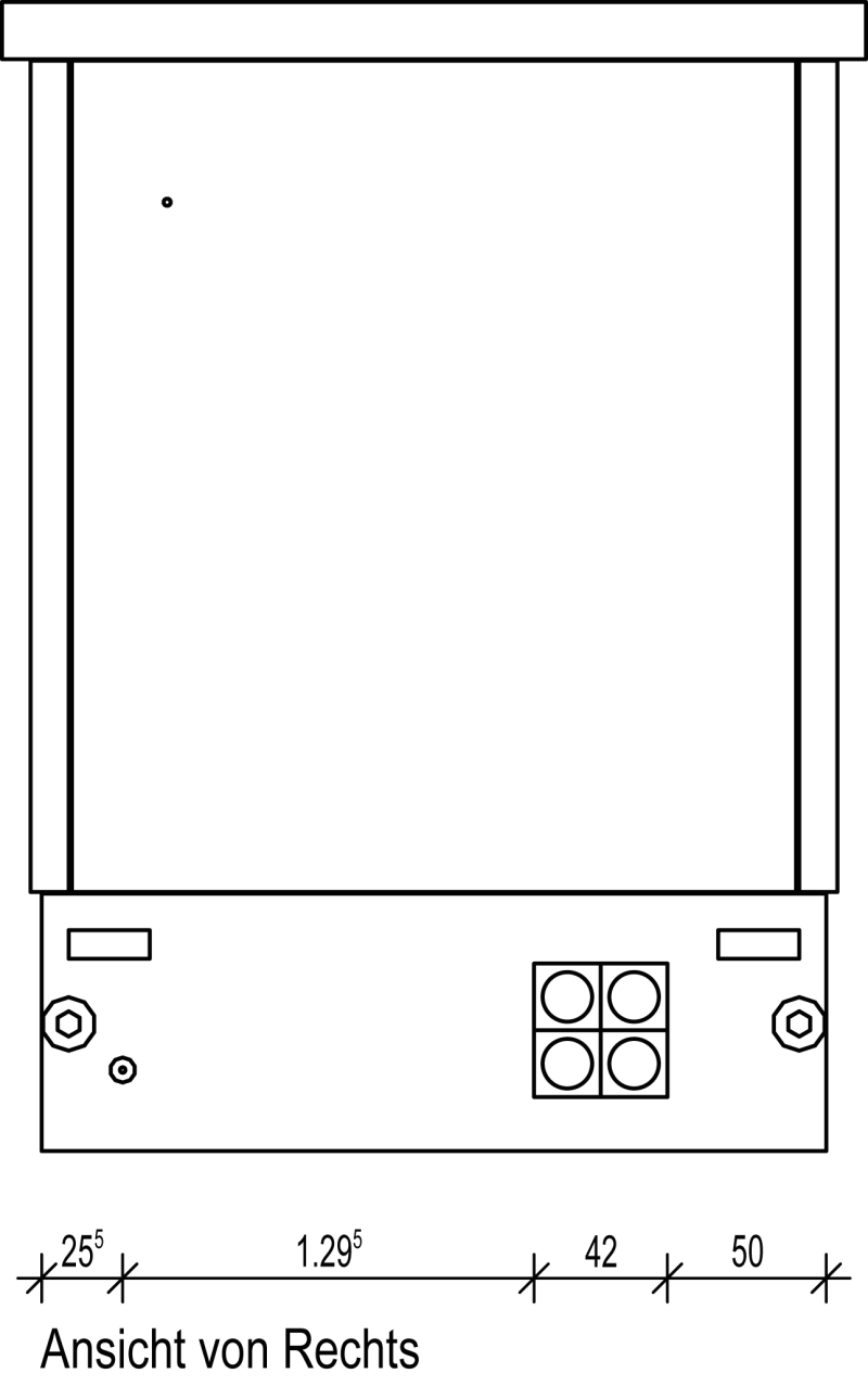 Ansicht rechts TS R0 378