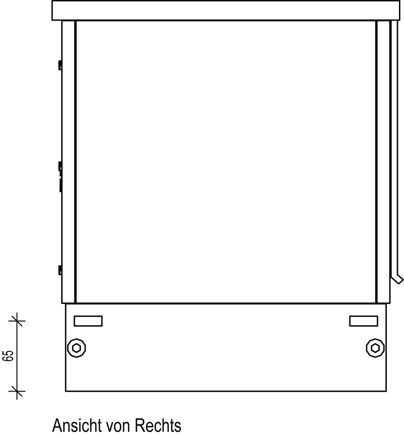 Ansicht rechts TS R2 528