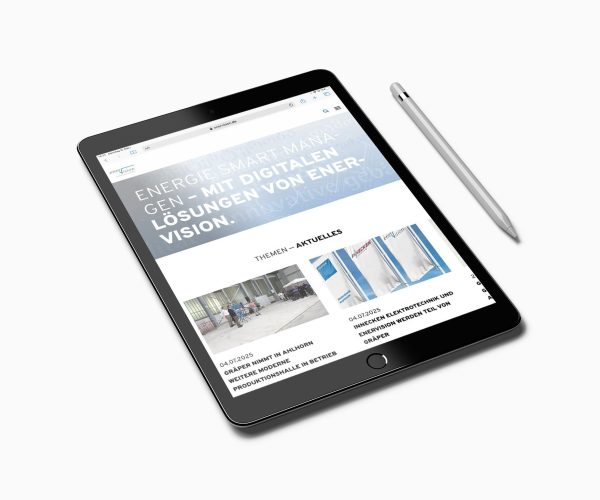 Neue Internetseite Enervision