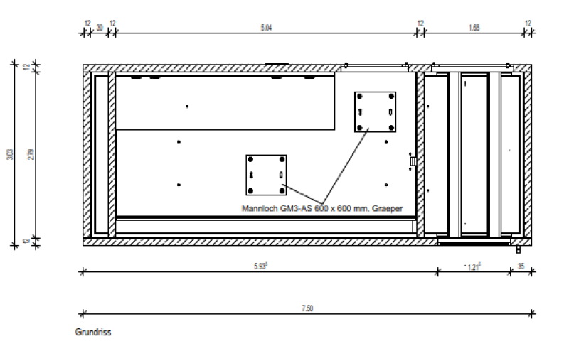 Grundriss TS R2 768 Typ G001